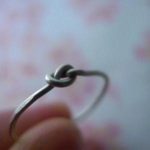 Sterling Silver Knot Ring Made In Any Size..