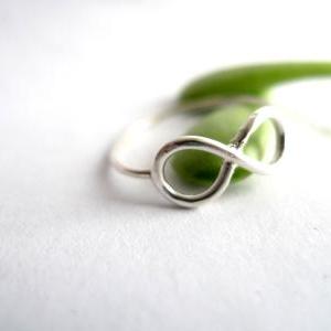 Sterling Silver Infinity Ring Made In Any Size..