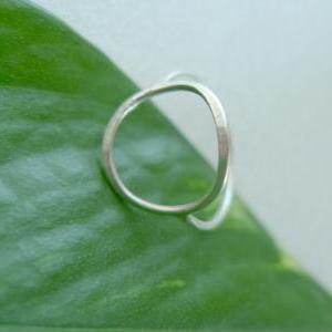 Sterling Silver Circle Ring Made In Any Size..