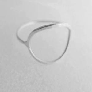Sterling Silver Circle Ring Made In Any Size..