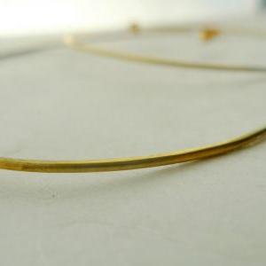 Brass And Sterling Silver Hoop Earrings Extra..