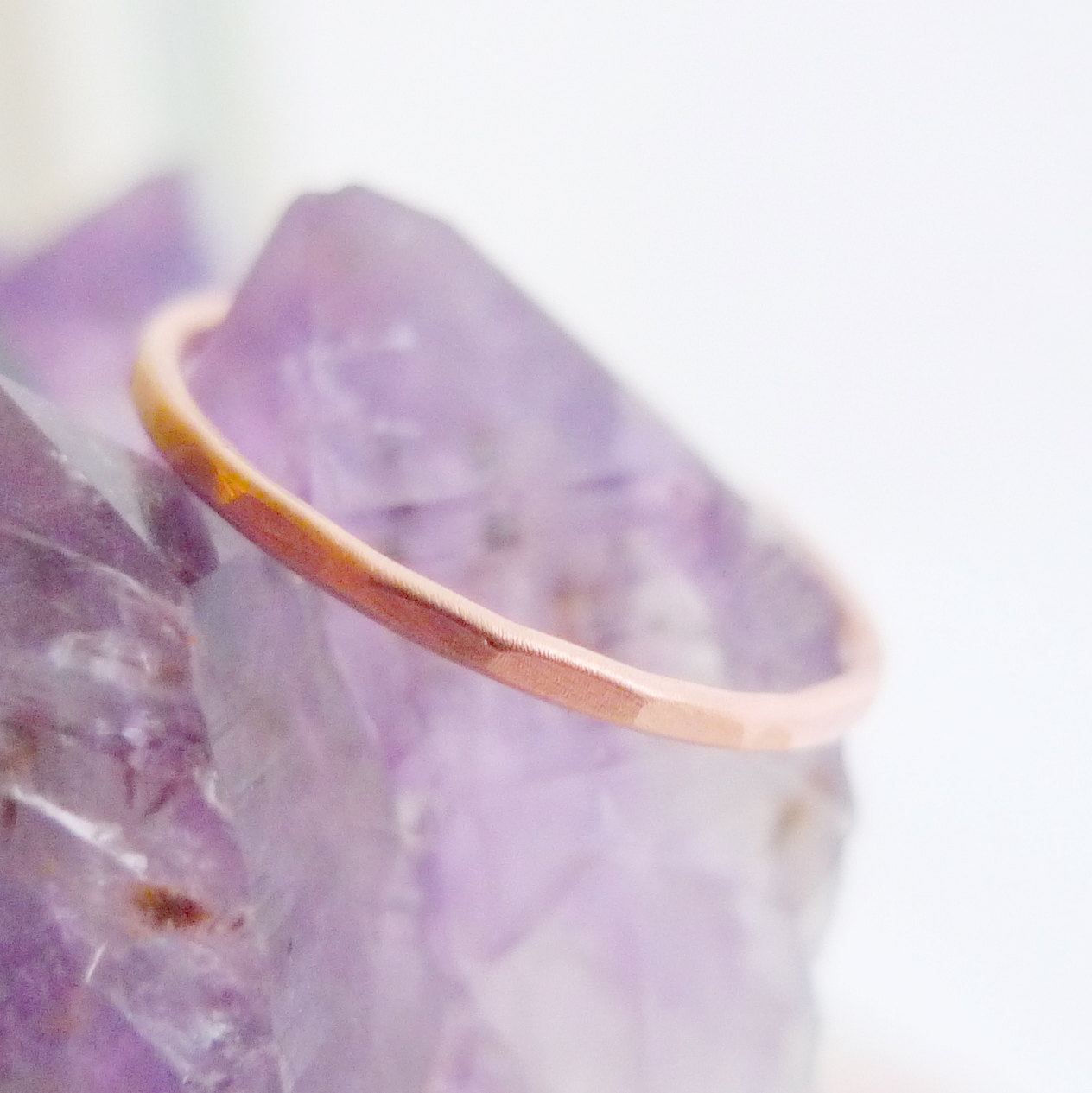 One Copper Ring... A Single Thin Band To Wear Alone Or Add To Your Stacking Rings Collection