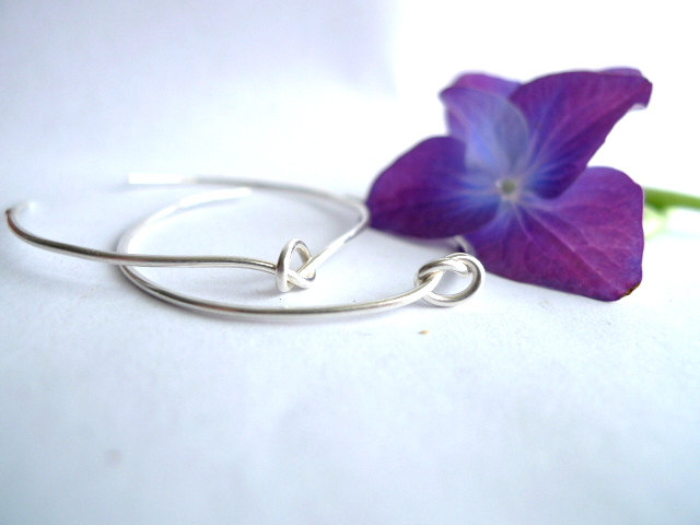 Knot Hoop Earrings- Perfect For Everyday Wear